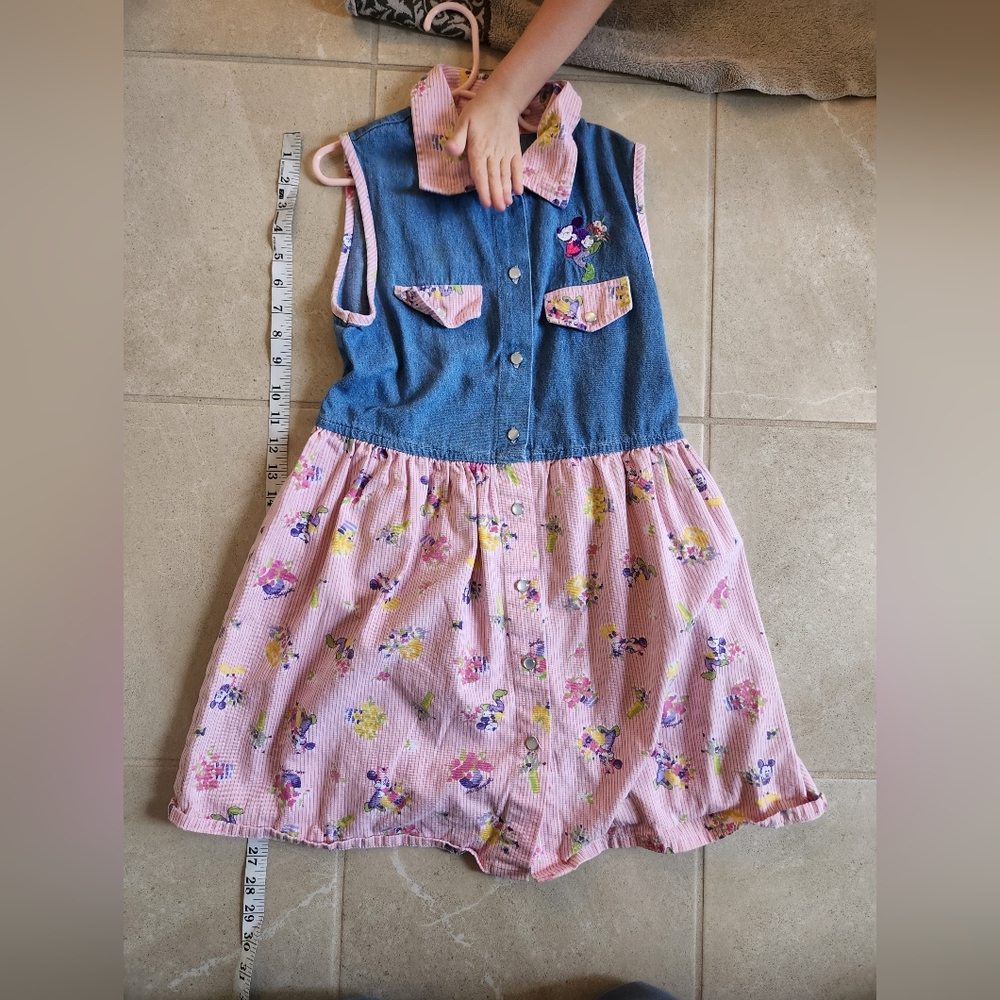 Vintage Disney mini mouse jean dress